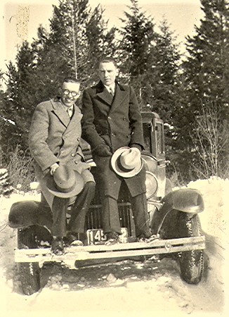 Elder Glove & Budge Near Newman Lake,  1929 February 11